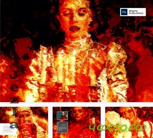 Magma Photo Effect - 4A39FLF