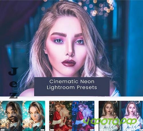 Cinematic Neon Lightroom Presets - UN9BU3V