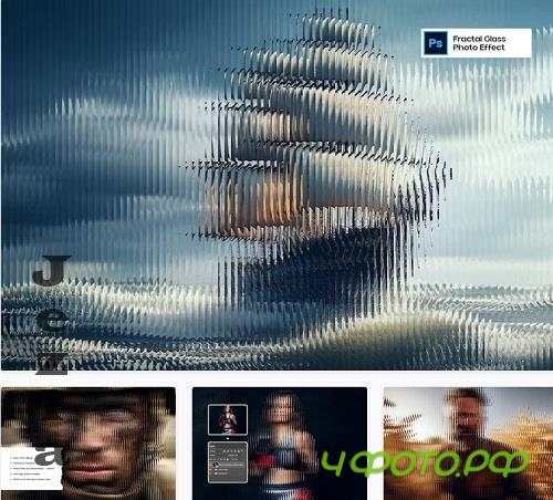 Fractal Glass Photo Effect - KVCVJA7 Fractal Glass Photo Effect - KVCVJA7