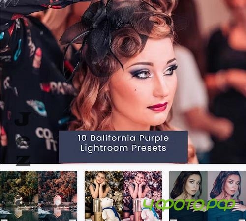 10 Balifornia Purple Lightroom Presets - WKQKRWF