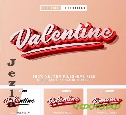 Valentine Editable Text Effect - AJXCGT9