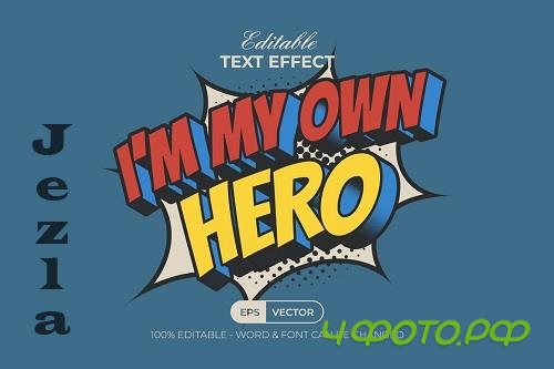Comic Text Effect Style - 91877822