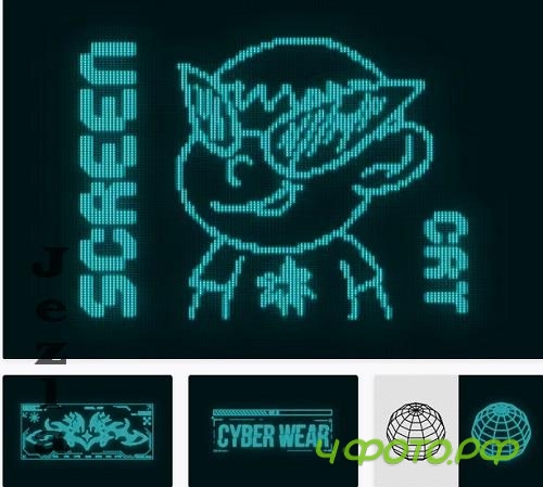 Vintage CRT Screen Effect - 91884098