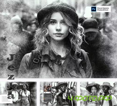 Pencil Sketch Photo Effect - FPMAPG6