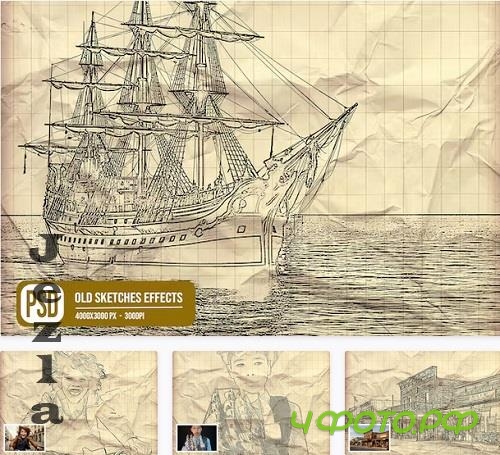 Old Sketches Photo Effects - SJ2F8P6