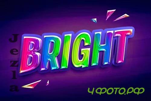 Jelly Bean Text Effect - 7824386