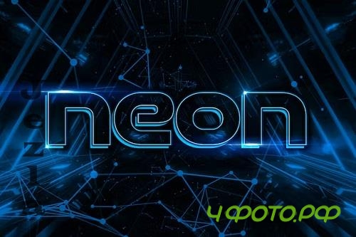 Neon Text Effect - NHA6NRY