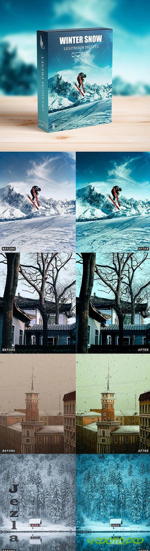 Snow & Winter Presets for Lightroom Mobile and Desktop - 49724014