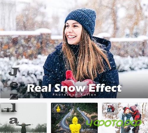 Real Snow Effect Photoshop Actions - YAVTN3M