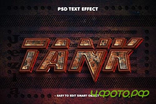 Tank 3d Text Effect Layer Style - Q34UV82