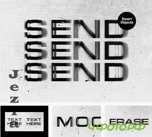 Distort Text Effect - 91926296