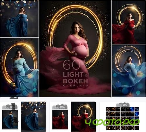 Golden light ring photoshop overlay PNG - RPFZ8YE