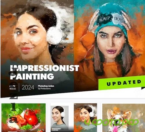 Impressionist Painting Photoshop Action - A6KPLVY Impressionist Painting Photoshop Action - A6KPLVY