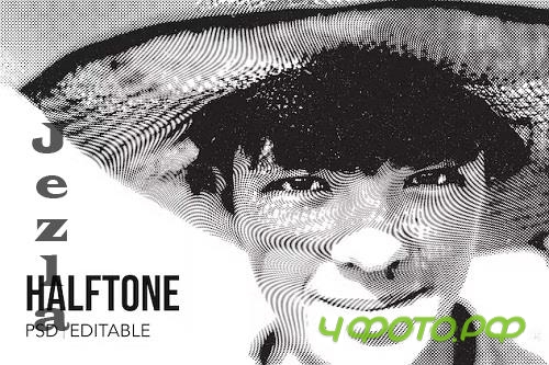 Halftone Image Effect - DZEUVJ8