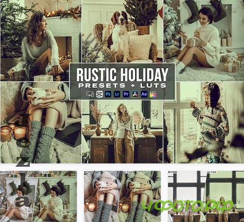 Rustic Holiday Video Luts Presets Mobile & Desctop - 76UAKAH