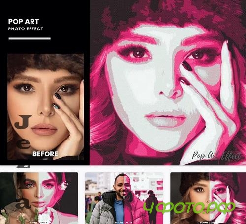 Pop Art Photo Effect - YF9TDZ8