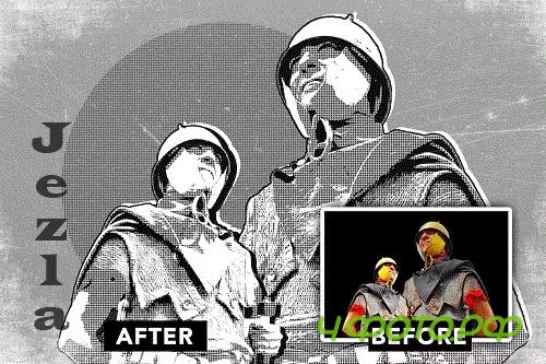 Comic Book Photo Effect - 2LZP22N