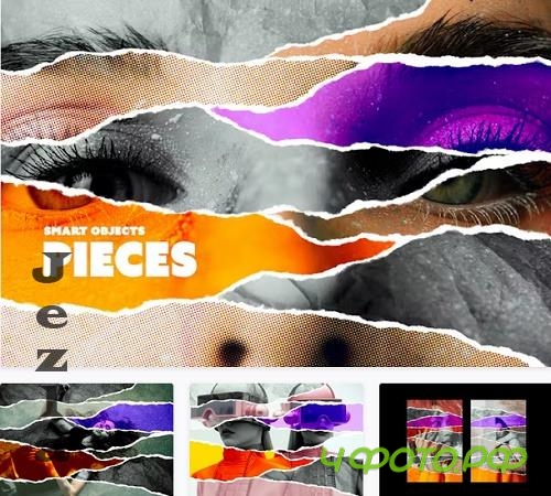 Torn & Ripped Paper Photo Effect - 91964259 Torn & Ripped Paper Photo Effect - 91964259