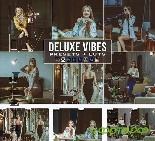 Deluxe Vibes Presets And luts Videos Premiere Pro - 9FT9DM8