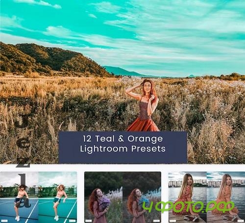 12 Teal & Orange Lightroom Presets - LW4QMTG