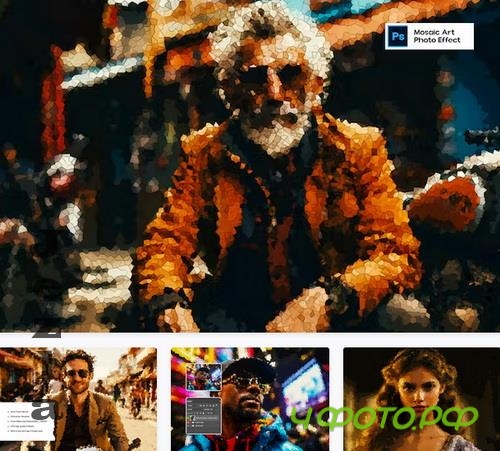 Mosaic Art Photo Effect - 9PA7QFA