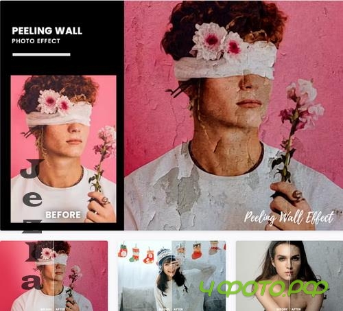 Peeling Wall Photo Effect - UBTEXUL