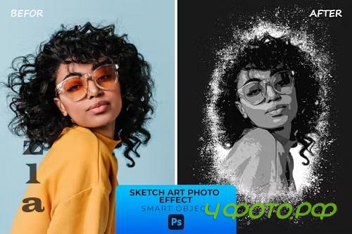Sketch art photo Effects - QJJLUHX