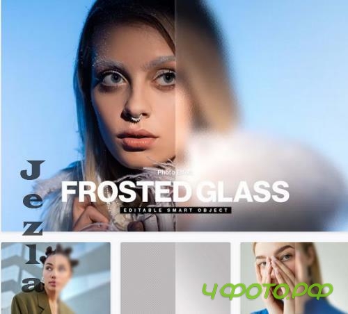 Frosted Glass Photo Effect Template - 7QAN34E