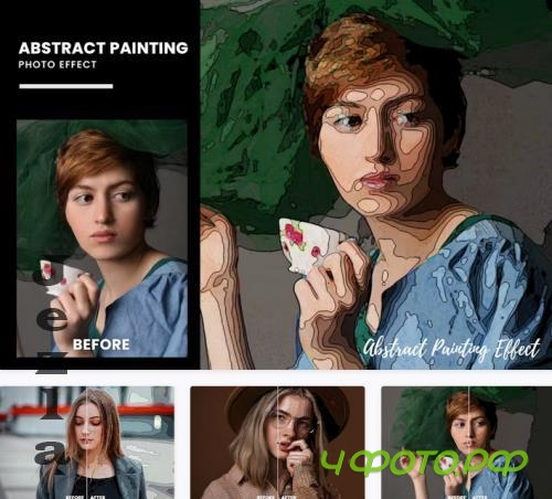 Abstract Painting Photo Effect - FDFBWFX
