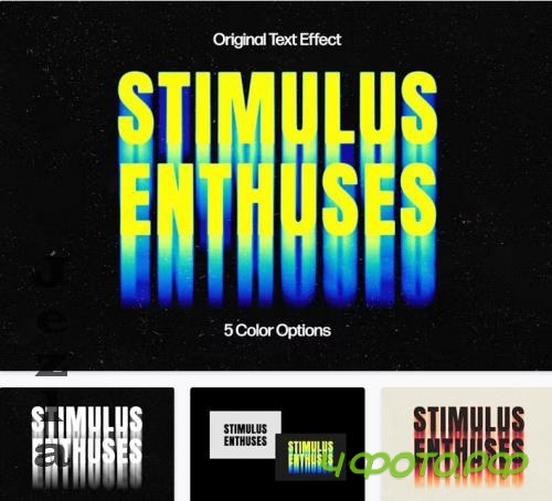 Trippy Melting Text Effect - 92195393