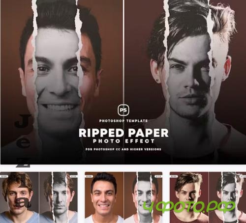 Ripped Paper Effect - SZNYWUK