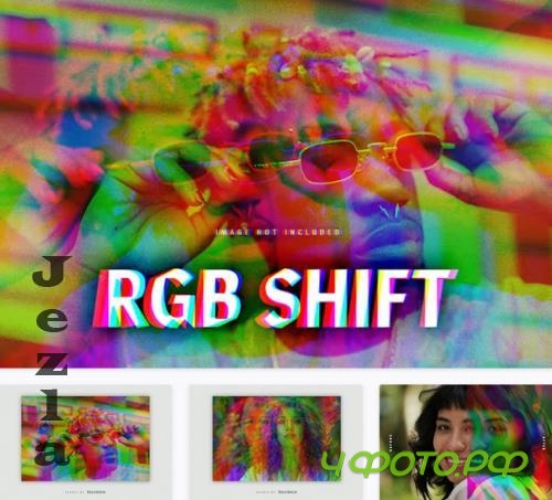 RGB Split PSD Photo Effect - ZQFBRD8