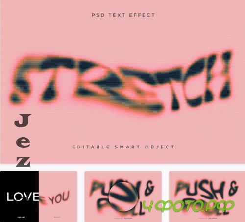 Warped PSD Text Effect - Z88F6Q6