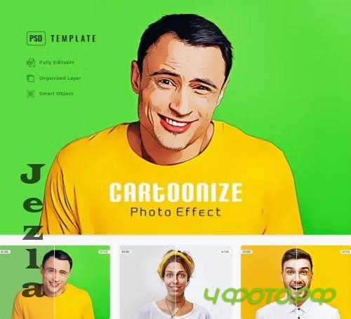 Cartoonize Photo Effect - Y4ZA9LC