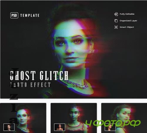 Ghost Glitch Photo Effect - UP8ERK9 Ghost Glitch Photo Effect - UP8ERK9
