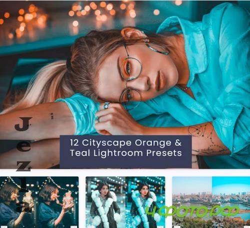 12 Cityscape Orange & Teal Lightroom Presets - BJPTFHS