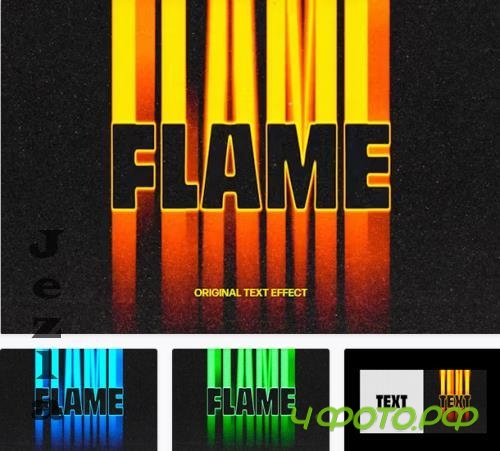 Flame Fading Text Effect - 92198544