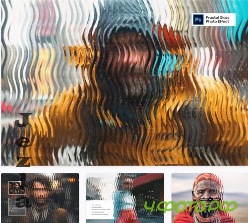 Fractal Glass Photo Effect - SXDQKN7