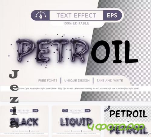 Petroil Editable Text Effect - 194282363