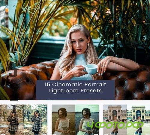 15 Cinematic Portrait Lightroom Presets - DKMJ43J