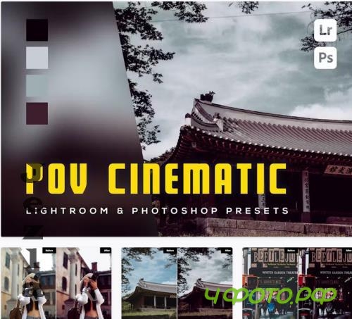 6 POV Cinematic Presets Lightroom and Photoshop - 6GV2RKQ