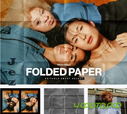 Folded Paper Photo Effect Template - 5EYQGLU
