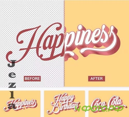 Happiness Text Effect - 4M7U6YU
