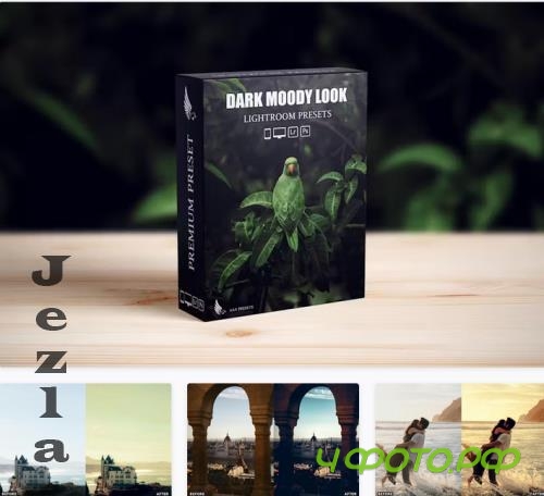 Dark Moody New Look Lightroom Presets Pack - 52396382
