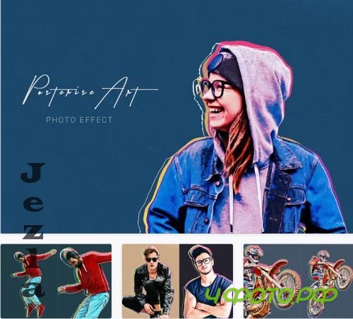 Posterise Art Photo Effect - AGKDDLZ