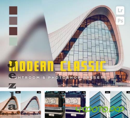 6 Modern Classic Lightroom and Photoshop Presets - V6U6UHD