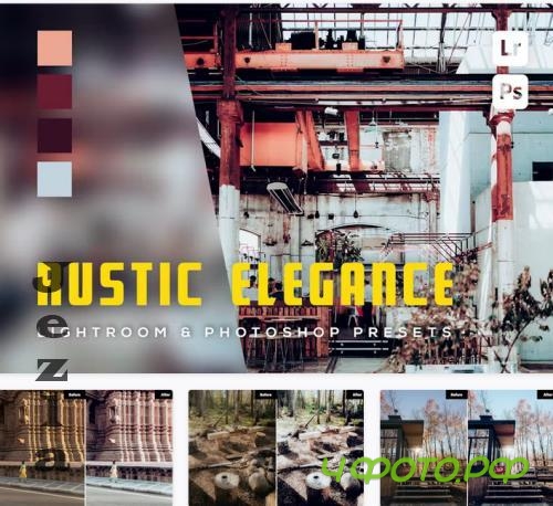 6 Rustic Elegance Lightroom and Photoshop Presets - GDMM8YS