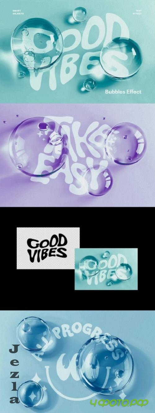 Bubbles Text & Logo Effect - 279099240