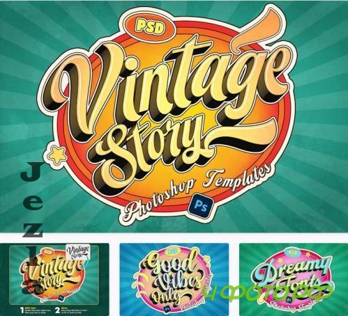Retro Vintage Text Effects - QEMPN4Z