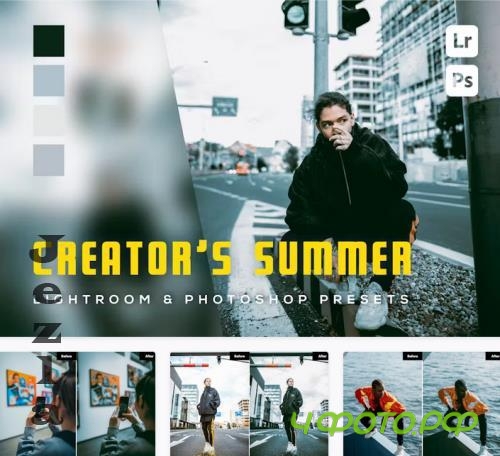 6 Creator's Summer Lightroom and Photoshop Presets - TQ7Q7N9